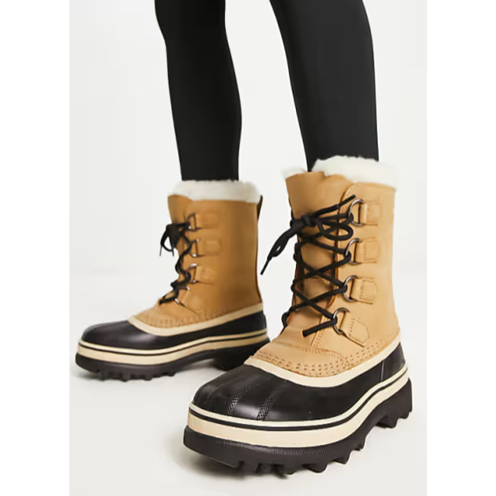 Sorel Women's Caribou waterproof boots in tan size 8 MSRP $230